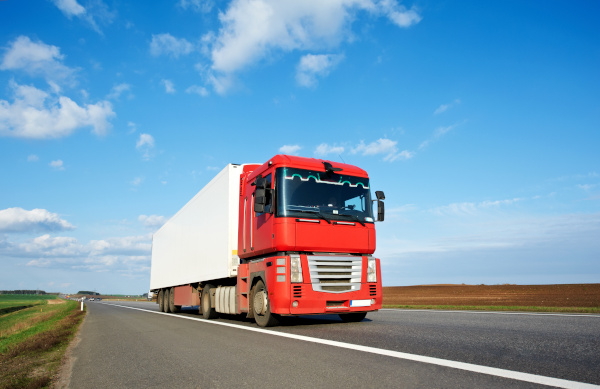 Camion en una carretera